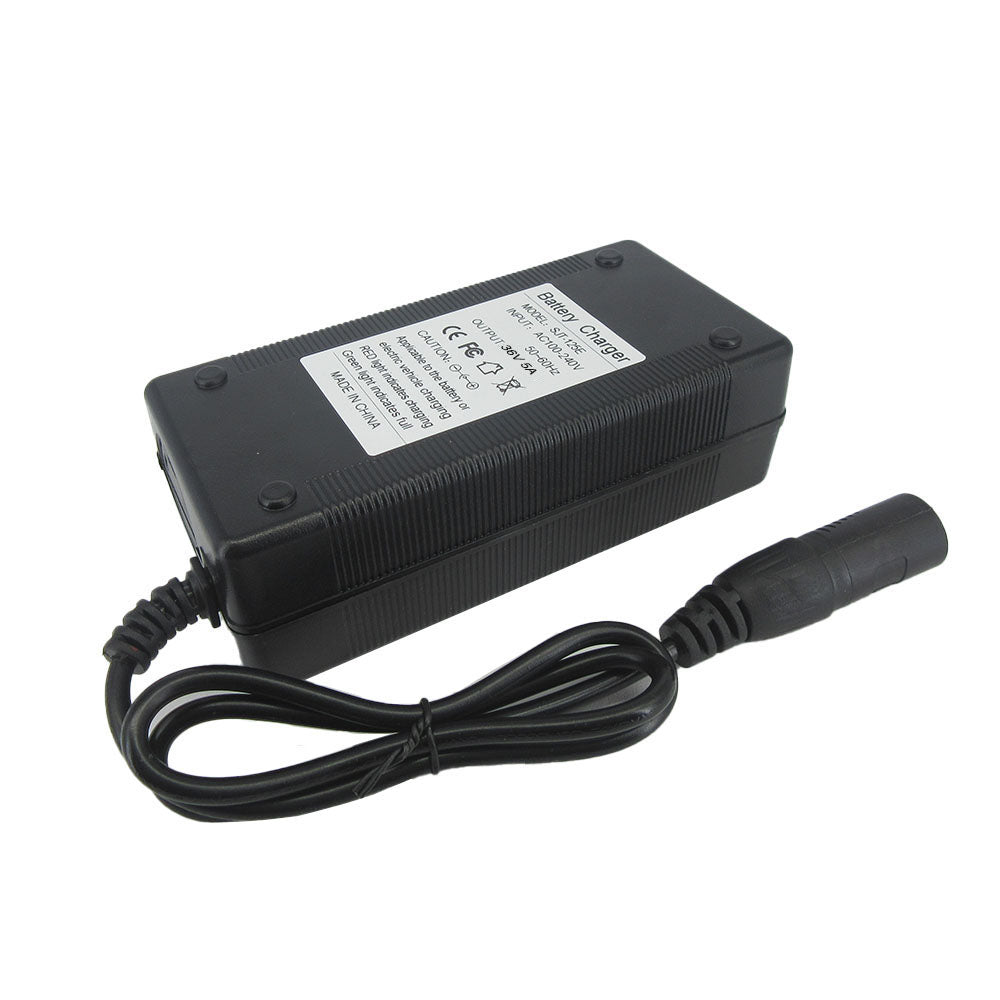 BAYADOU 36 Volt 5A Lead Acid Electric Bike Bicycle Scooter Battery Charger 43.2V 5A XLRM Connector For 36V Wheelchair Fast Charger
