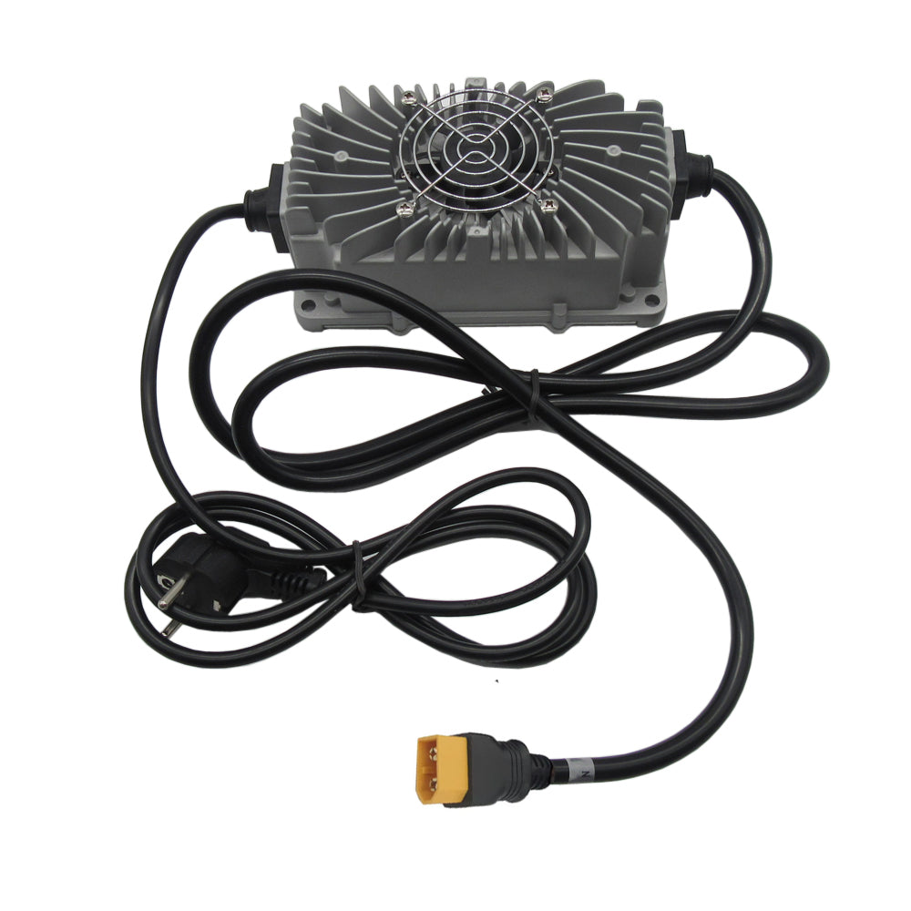 BAYADOU 300W 600W Waterproof 42V 6A 12A Li-ion Charger for 36V 10S Lithium Ebike Scooter Solar System Smart Fast Chargers Full sealed IP67