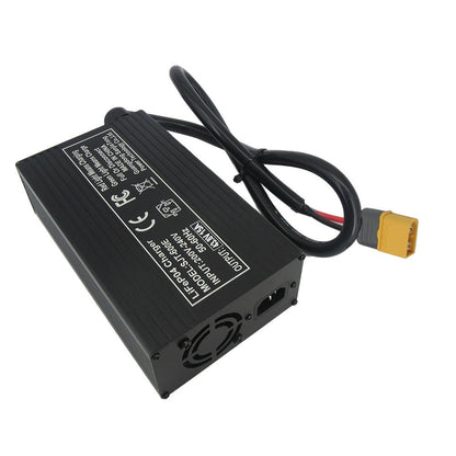 BAYADOU 43.8V 15A LiFePO4 Battery Fast Charger 12S 36V LFP RV Lithium Iron Phosphate Energy Storage Chargers SB50 XT90 220V Input