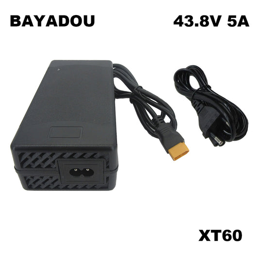 BAYADOU 43.8V 36V 5A Lifepo4 Iron Phosphate Battery Charger For 36V 12S Ebike Scooter Solar Energy Storage Charger XT60 SB50 Connector