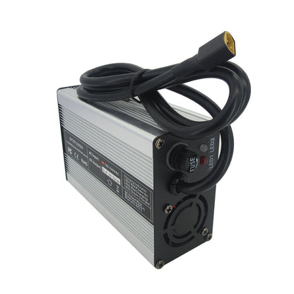 100.8V 4A lithium battery Fast charger 24S 86.4V 88.8V Li-ion RV Energy Storage Battery input 110V / 220V AC with cooling fan