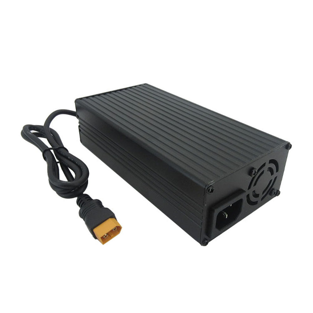BAYADOU 54.6V 5A Battery Charger Universal Smart Charger for 48V E-Bike Electric Scooter 13S Lithium Battery Aluminum Case XT60 DC XLRM IEC C13