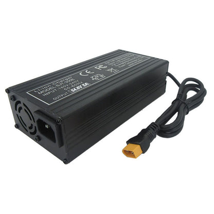 BAYADOU 54.6V 5A Battery Charger Universal Smart Charger for 48V E-Bike Electric Scooter 13S Lithium Battery Aluminum Case XT60 DC XLRM IEC C13
