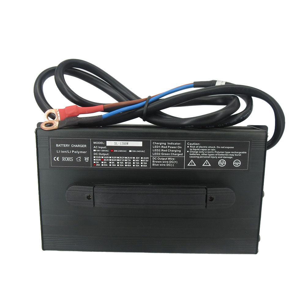 BAYADOU 67.2V 15A LI-ION Battery Fast Charger 60V 16S Lithium Golf Cart Forklift RV Energy Storage Touring Car Charger