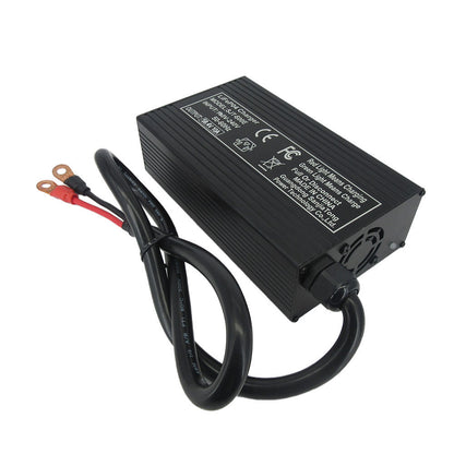 BAYADOU 58.4V 10A LiFePO4 Battery Fast Charger For 48V 16S Iron Phosphate Golf Cart Energy Storage Tricycle Smart Chargers Copper Nose XT90 IEC C13 220V Input