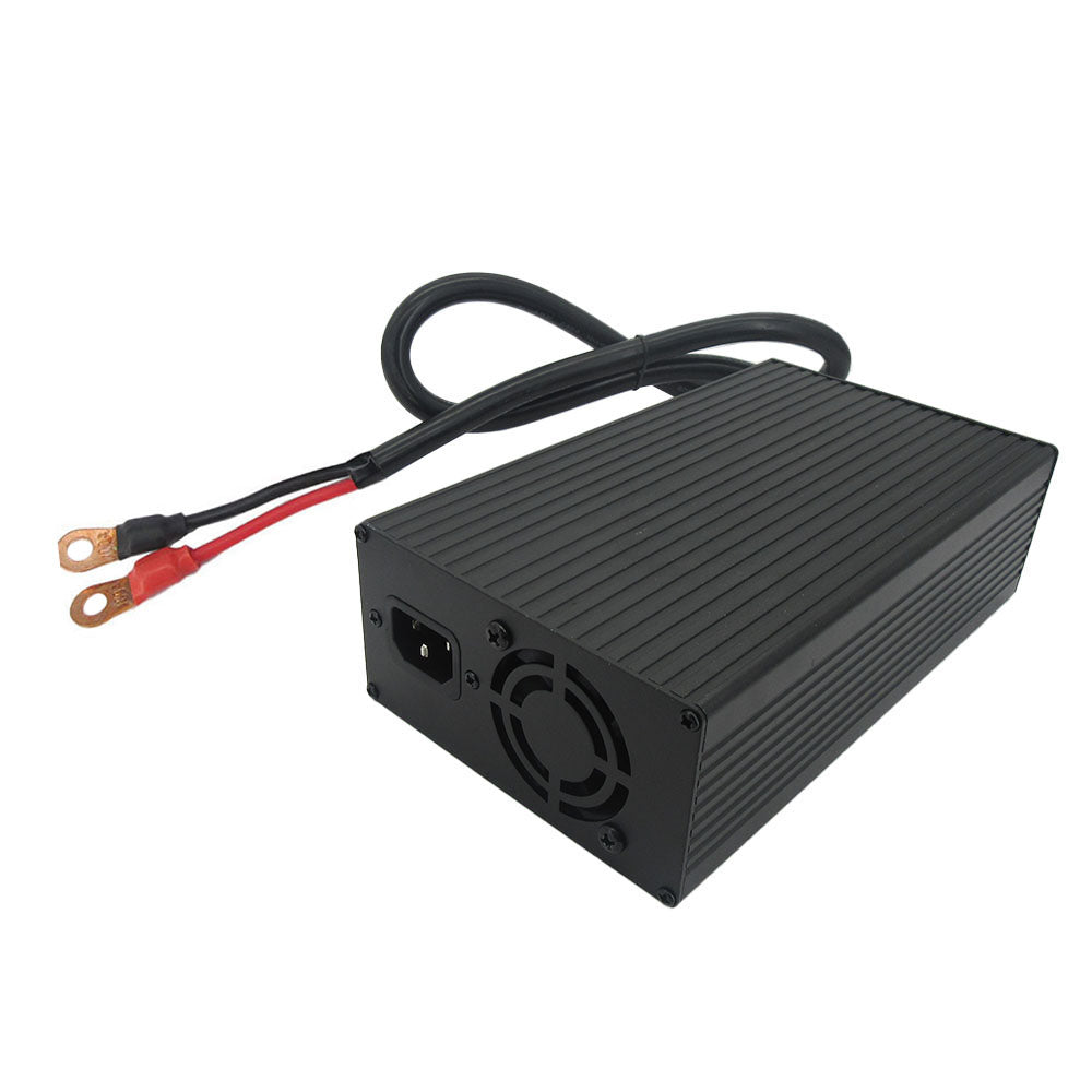 BAYADOU 58.4V 10A LiFePO4 Battery Fast Charger For 48V 16S Iron Phosphate Golf Cart Energy Storage Tricycle Smart Chargers Copper Nose XT90 IEC C13 220V Input