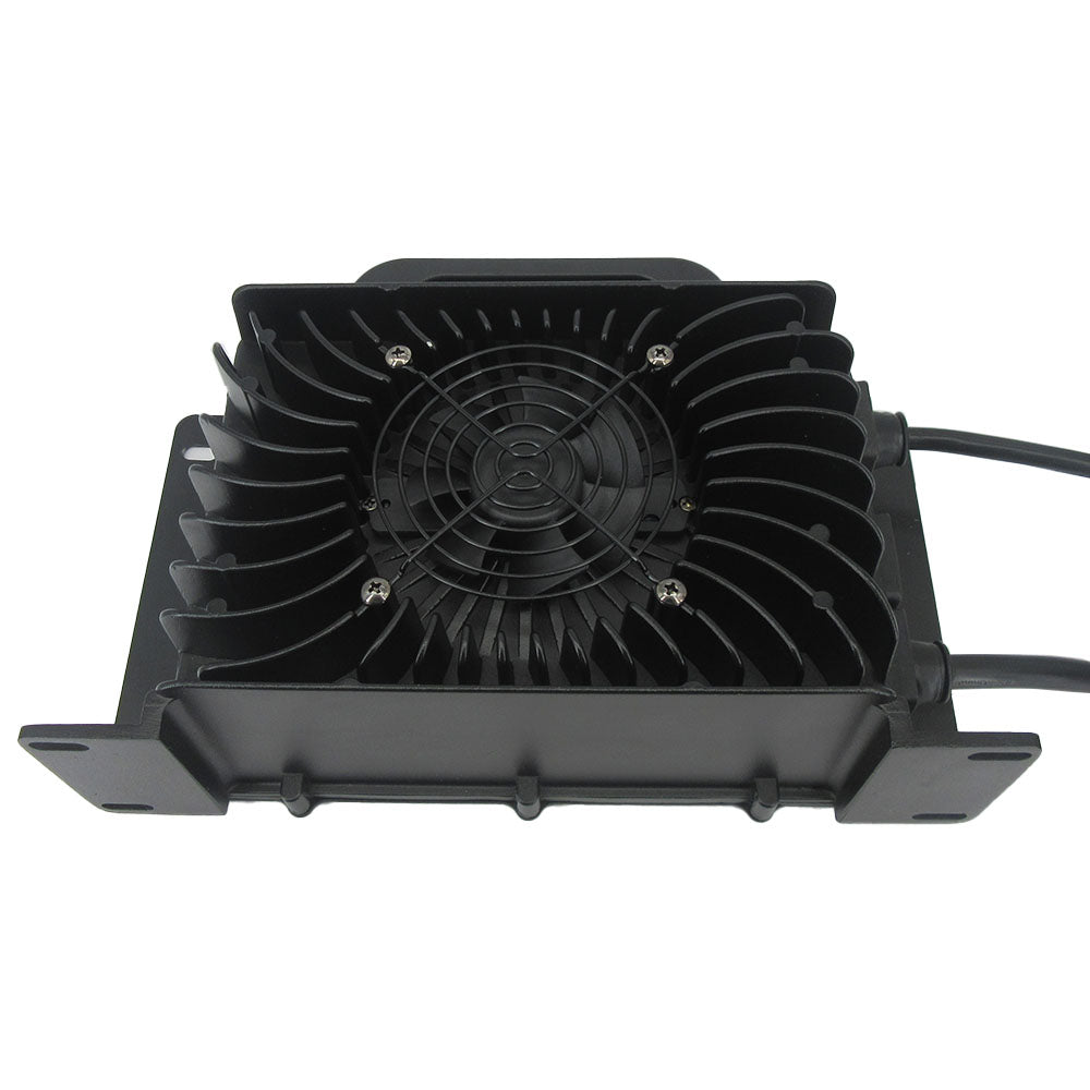 BAYADOU 1500W Waterproof 58.4V 25A LiFePO4 Charger for 48V 16S 200AH 100AH Lithium Iron Phosphate Photovoltaics Energy storage Golf Cart Smart Fast Chargers IP67
