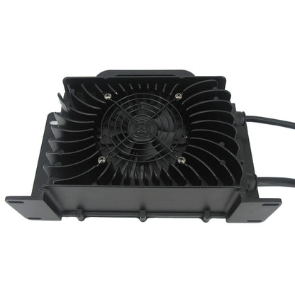 BAYADOU 1500W Waterproof 58.4V 25A LiFePO4 Charger for 48V 16S 200AH 100AH Lithium Iron Phosphate Photovoltaics Energy storage Golf Cart Smart Fast Chargers IP67