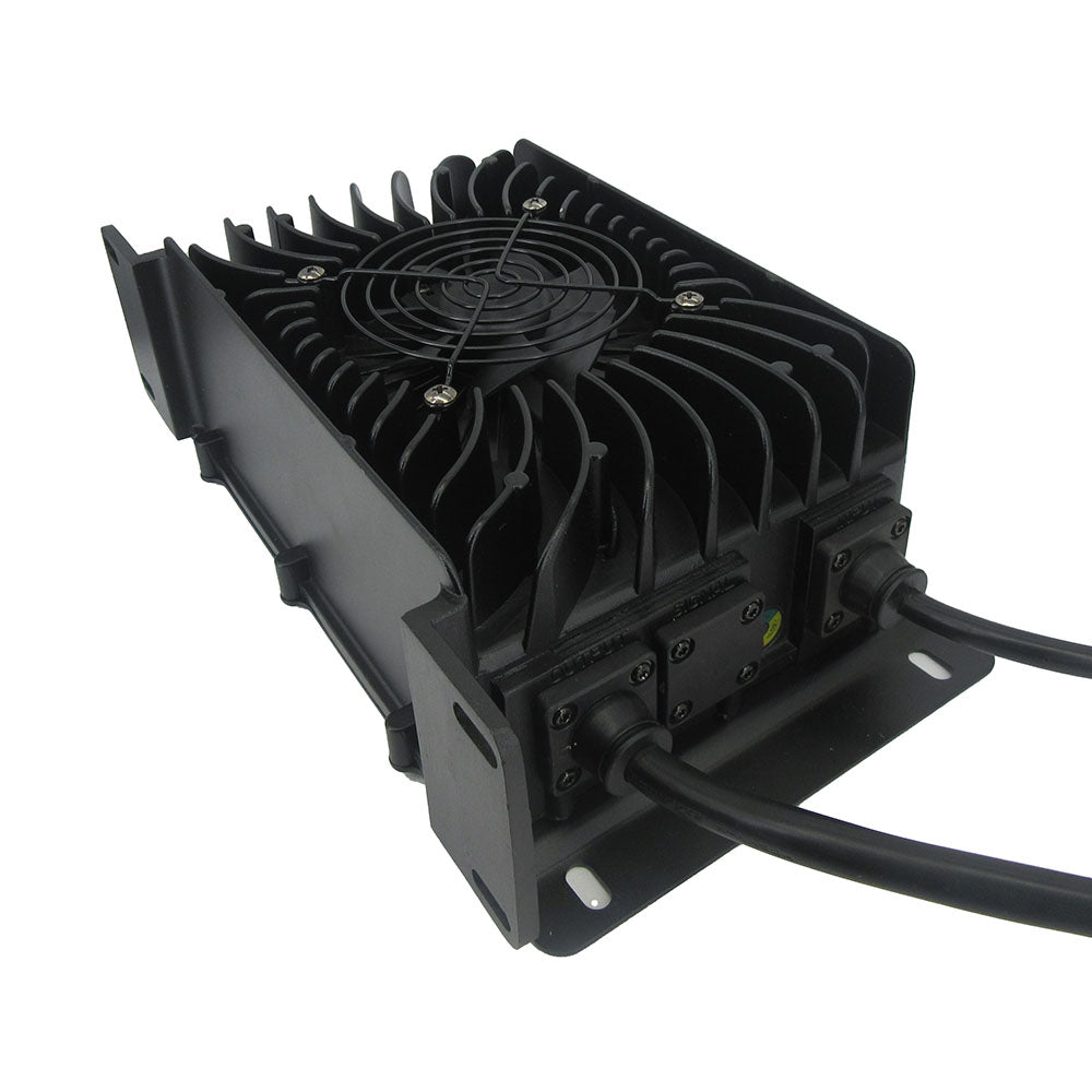 BAYADOU 1500W Waterproof 58.4V 25A LiFePO4 Charger for 48V 16S 200AH 100AH Lithium Iron Phosphate Photovoltaics Energy storage Golf Cart Smart Fast Chargers IP67