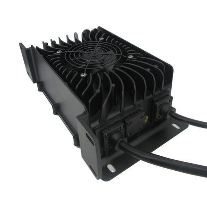 BAYADOU 1500W Waterproof 58.4V 25A LiFePO4 Charger for 48V 16S 200AH 100AH Lithium Iron Phosphate Photovoltaics Energy storage Golf Cart Smart Fast Chargers IP67