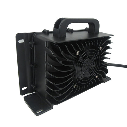 BAYADOU 1500W Waterproof 58.4V 25A LiFePO4 Charger for 48V 16S 200AH 100AH Lithium Iron Phosphate Photovoltaics Energy storage Golf Cart Smart Fast Chargers IP67