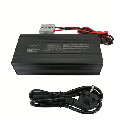 58.4V 20A LiFePO4 Fast Charger For 16S 48V Lithium Iron Phosphate Golf Cart Forklift RV Energy Storage Tricycle Charger s