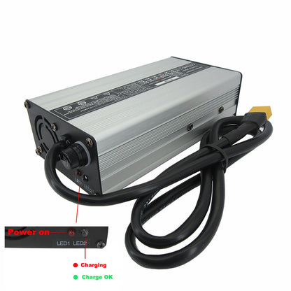 BAYADOU 58.8V 2A 3A 4A 5A 8A 10A Lithium Battery Charger 52V 14S 20AH 30AH 50AH Li ion Energy Storage Ebike Scooter Fast Smart Charger