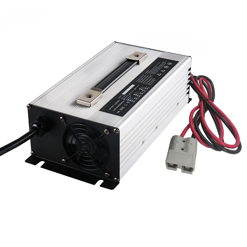 BAYADOU 1500W 24V 40A 36V 30A 48V 25A 60V 20A LiFePO4 Charger 8S 29.2V 12S 43.8V 15S 54.75V 16S 58.4V 20S 73V Golf Cart Forklift Energy Storage RV Boat UPS AGV Battery Charger