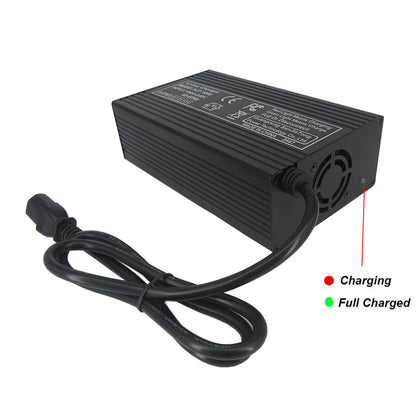 BAYADOU 60V 10A Li-ion 16S Tricycle Battery Fast Charger 67.2V 10A Lithium RV Golf Cart Energy Storage Charger SB50 IEC C13 Connector 220V Input