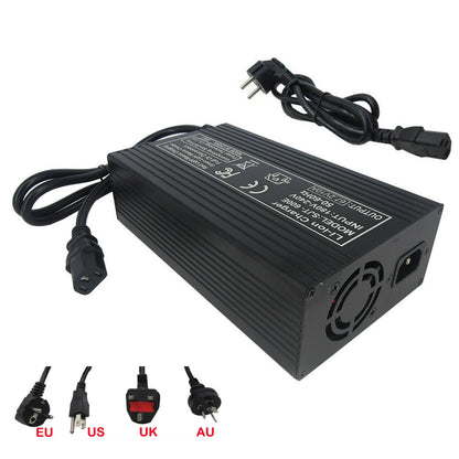 BAYADOU 60V 10A Li-ion 16S Tricycle Battery Fast Charger 67.2V 10A Lithium RV Golf Cart Energy Storage Charger SB50 IEC C13 Connector 220V Input