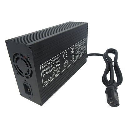 BAYADOU 60V 10A Li-ion 16S Tricycle Battery Fast Charger 67.2V 10A Lithium RV Golf Cart Energy Storage Charger SB50 IEC C13 Connector 220V Input