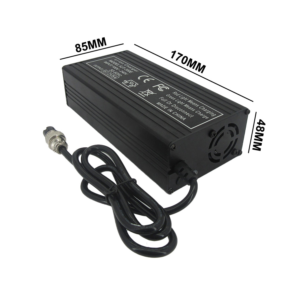 BAYADOU 67.2V 5A Battery Charger Universal Smart Charger for 60V E-Bike Electric Scooter 16S Lithium Battery