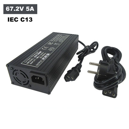 BAYADOU 67.2V 5A Battery Charger Universal Smart Charger for 60V E-Bike Electric Scooter 16S Lithium Battery