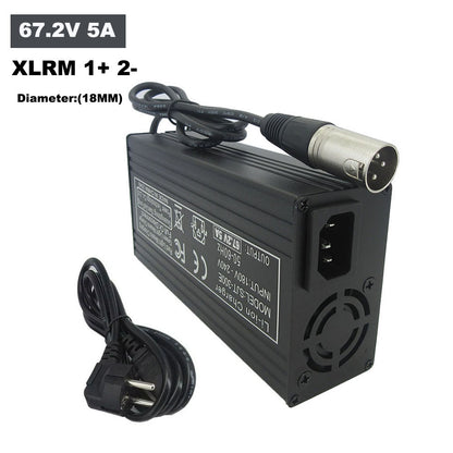 BAYADOU 67.2V 5A Battery Charger Universal Smart Charger for 60V E-Bike Electric Scooter 16S Lithium Battery