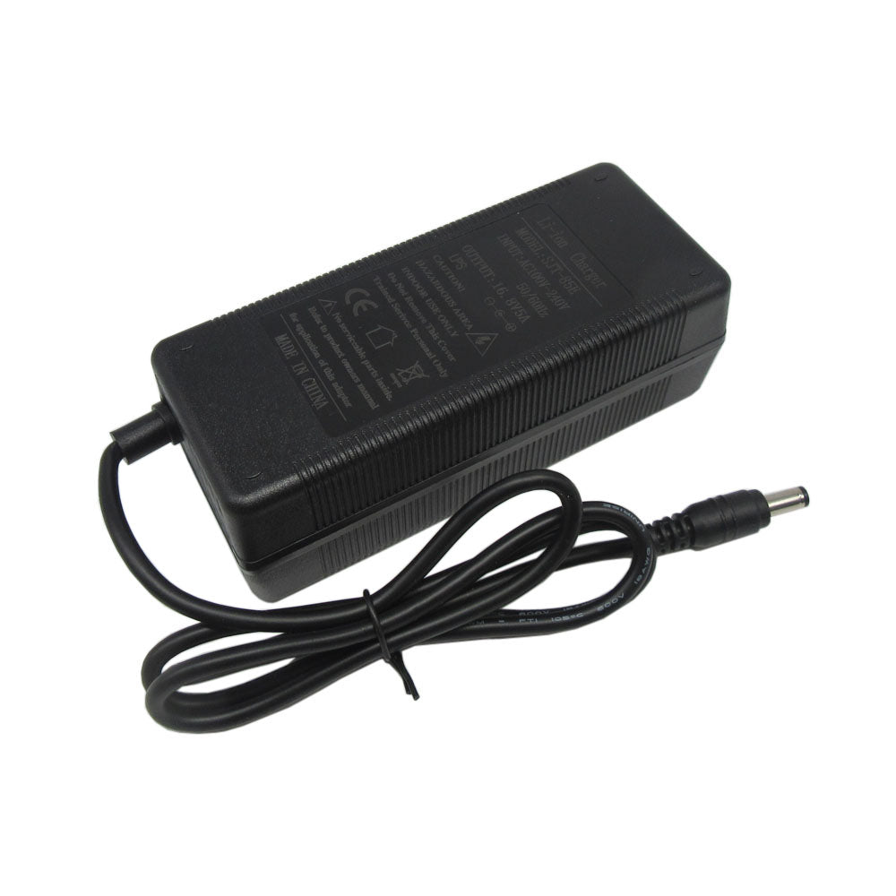 7.3V 5A LiFePO4 Fast Charger for 2S 6.4V 20Ah 30Ah Lithium Iron Phosphate Solar Streetlight Toy Car Battery Charger Alligator Clip DC Connector