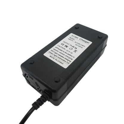 BAYADOU 71.4V 2A Battery Charger Universal Smart Charger for 61.2V 62.9V 10AH 12AH 15AH E-Bike Electric Scooter 17S Lithium Battery