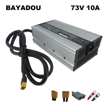 BAYADOU 900W 73V 10A LiFePO4 Battery Fast Charger 20S 64V Golf Cart Sightseeing Car UPS RV Forklift LFP Charger