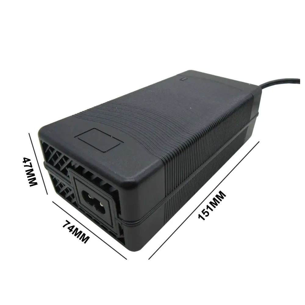 BAYADOU 71.4V 2A Battery Charger Universal Smart Charger for 61.2V 62.9V 10AH 12AH 15AH E-Bike Electric Scooter 17S Lithium Battery