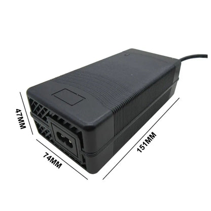 BAYADOU 71.4V 2A Battery Charger Universal Smart Charger for 61.2V 62.9V 10AH 12AH 15AH E-Bike Electric Scooter 17S Lithium Battery