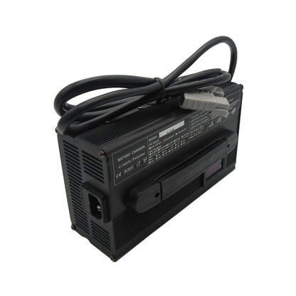 BAYADOU 900W 58.4V 15A LiFePO4 Battery Fast Charger 16S 48V 51.2V LFP Iron Phosphate Golf Cart Forklift RV Energy Storage Charger Copper Nose