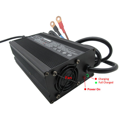 BAYADOU 900W 12.6V 30A Li-ion Fast Charger 10.8V 11.1V 12V 3S Lithium Energy Storage RV UPS Solar System Battery Chargers real capacity