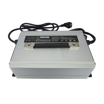 58.4V 30A LiFePO4 Battery Fast Charger 16S 48V 51.2V LFP Iron Phosphate Golf Cart Forklift RV Energy Storage Charger 2000W Powerful 110V / 220V AC Input