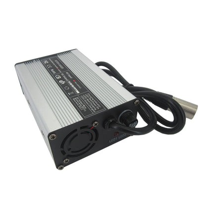 24 Volt 5A Lead Acid Fast Charger 24V 28.8V RV Golf Cart 20AH 30AH Electric Wheelchair Bike Battery Charger Aluminum Case XLRM 1+ 2- IEC C13