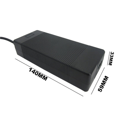 84W 42V 2A Lithium Charger 10S 36V 2A li-ion Electric Bike scooter Battery Charger DC GX12 GX16 XLRM 8 mm (OD) 5 in1 Plugs