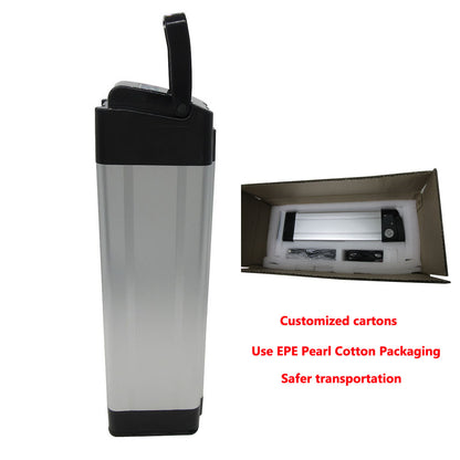 1000W 36V 20AH Ebike Lithium Battery Pack 36 Volt Silver Fish Electric Bike Bicycle Scooter 10S Li-ion 18650 Bateria Akku