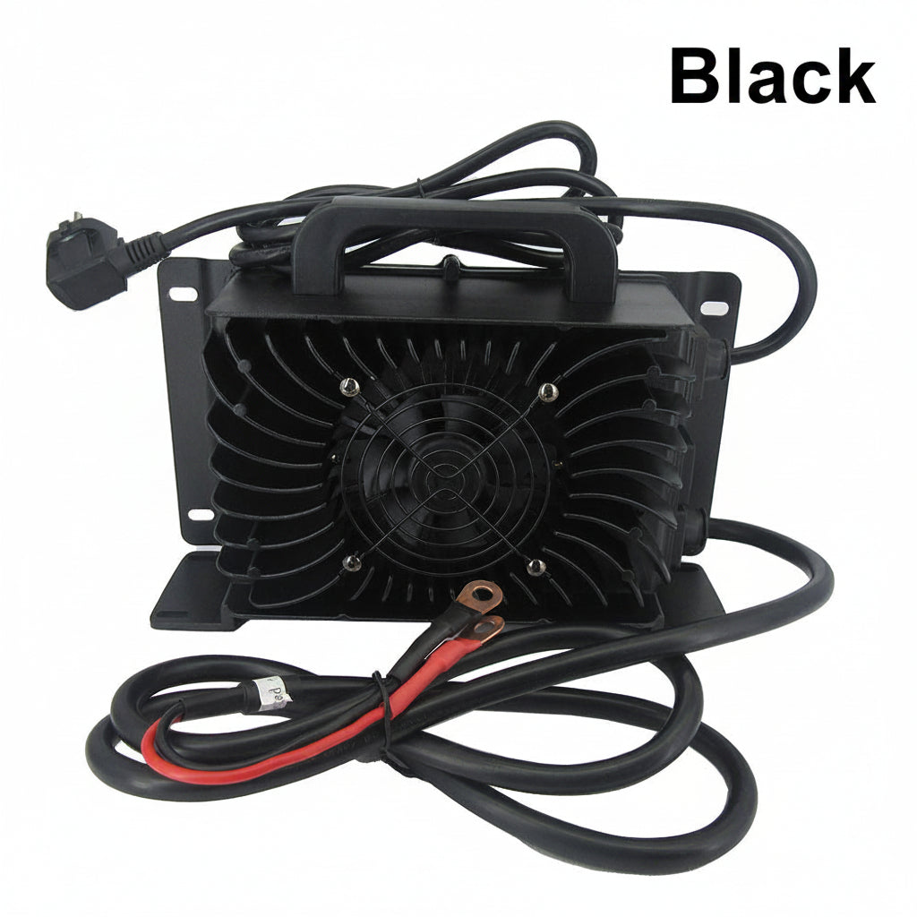 BAYADOU 1500W Waterproof 14.6V 50A LiFePO4 Charger for 12V 12.8V 4S LFP Iron Phosphate Energy storage Boat RV Smart Fast Chargers Full sealed IP67