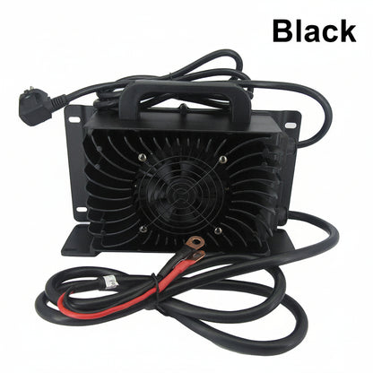 BAYADOU 1500W Waterproof 14.6V 50A LiFePO4 Charger for 12V 12.8V 4S LFP Iron Phosphate Energy storage Boat RV Smart Fast Chargers Full sealed IP67