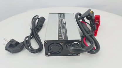 3.65V 20A Lifepo4 Fast Charger 1S 3.2V 3.3V 100AH 200AH LFP Energy Storage Solar Iron Phosphate RV Battery Cell Smart Charger 3.65 Volt