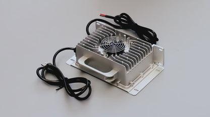 BAYADOU 1500W Waterproof 14.6V 50A LiFePO4 Charger for 12V 12.8V 4S LFP Iron Phosphate Energy storage Boat RV Smart Fast Chargers Full sealed IP67