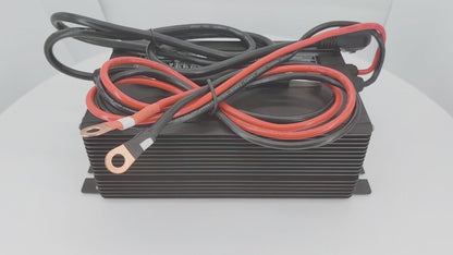 BAYADOU 87.6V 20A 15A 10A LiFePO4 Battery Fast Charger 24S 72V LFP Iron Phosphate Golf Cart Forklift RV Energy Storage Charger Copper Nose 2000W Powerful