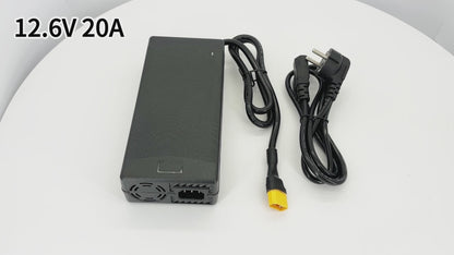 12.6V 20A Lithium Charger 12V 3S 10.8V 11.1V Li-ion UPS System Solar Car LFP Energy Storage Battery Fast Charger XT60 XT90 220V Input