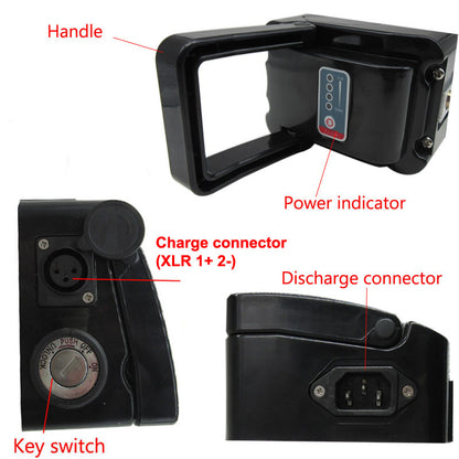 700W 24V 32AH Ebike Lithium Battery Pack 24 Volt 7S 30AH Silver Fish Electric Bike Bicycle Scooter Li-ion 18650 Bateria Akku With 29.4V 3A Charger Top Discharge